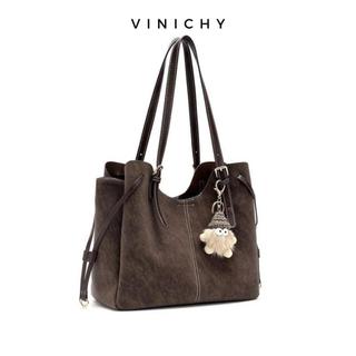 (Deal mở bán tặng quà QU3) Túi xách nữ đeo vai VINICHY, tote dung tích lớn size 30cm HA856