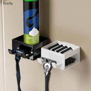 [Firefly] Móc treo dao cạo nam Giá đỡ máy cạo râu Lưu trữ Phụ kiện phòng tắm Nhựa đục lỗ miễn phí Móc treo bàn chải cốc [VN]