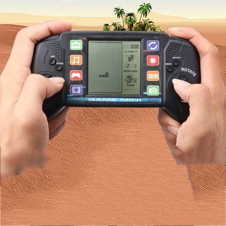 【COD】Đồ chơi máy game bỏ túi thiết kế retro, chơi trò xếp hình kinh điển và có tính năng nghe nhạc đa năng.