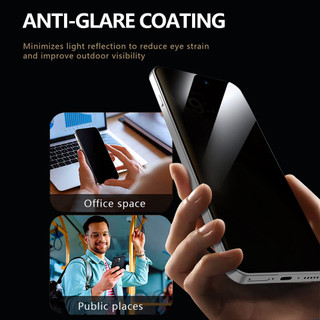 Lereach kính cường lực chống nhìn trộm HD cho Vivo X300 Ultra X300 Pro V300 X300 FE X300S – buồng dán chống bụi, chống nhìn trộm, chống dấu vân tay