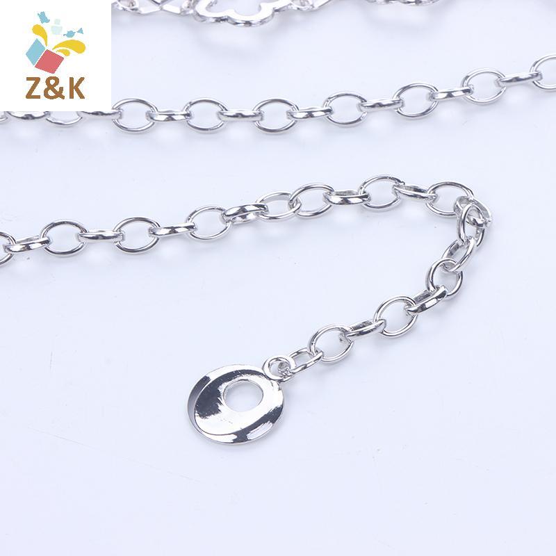 ZK Đầm Áo Sơ Mi Kim Loại Rỗng, Dây Xích Thắt Lưng Cho Nữ
