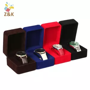 ZK Hộp Đồng Hồ Thời Trang Nhung Góc Tròn Đồng Hồ Thông Minh Đồng Hồ Bảo Quản Hộp Đựng Trang Sức Phụ Kiện Kinh Doanh Bao Bì Hộp VN