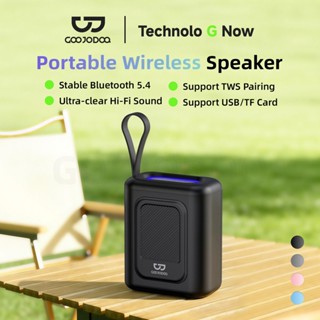 Loa Bluetooth GOOJODOQ TWS, đèn RGB, chất lượng âm thanh Hi-Fi, hỗ trợ thẻ TF/USB Thời lượng pin dài