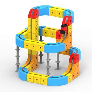 ITRUMPET Đường ray từ tính Xe lửa, Đồ chơi đường sắt bằng nhựa lái xe ổn định mượt mà, Đồ chơi thông minh chống trọng lực thú vị Xe lửa điện Đồ chơi trẻ em