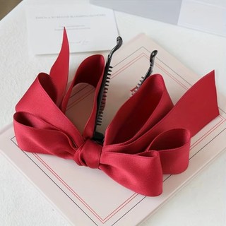 Đai vuốt tóc satin thiết kế nơ phong cách Hàn Quốc, màu trơn, tiện dụng cho việc làm đẹp và tạo kiểu tóc