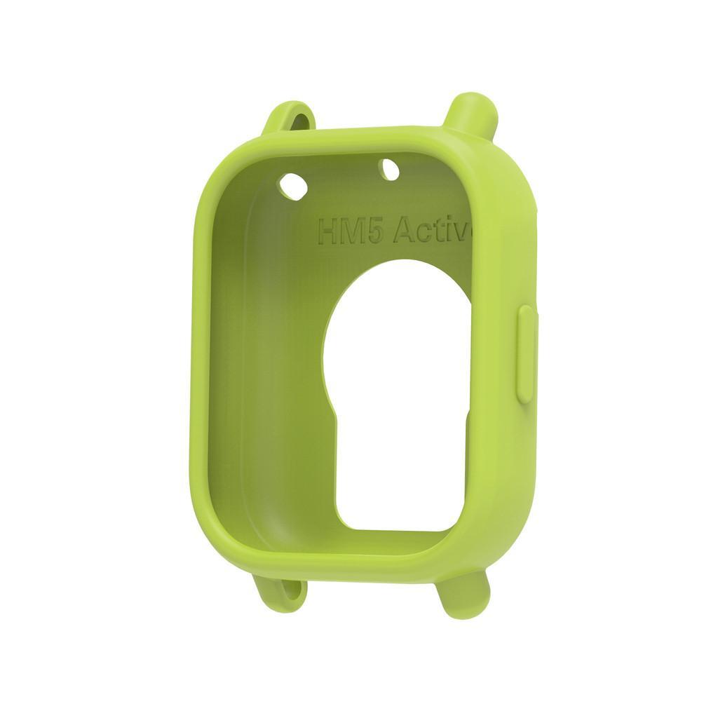 Dây đeo silicon + vỏ cho Redmi Watch 5Active / 5Lite chân chó dễ thương thoáng khí dây đeo thể thao mềm mại