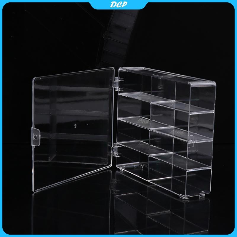 [DCP] 1:64 Acrylic trong suốt xe hiển thị hộp-dính treo tường mô hình đồ chơi lưu trữ [VN]