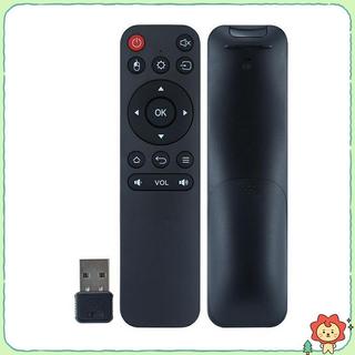 Điều khiển từ xa bằng giọng nói TV thông minh Bộ điều khiển từ xa không dây 2.4GHz có USB cho Android TV Box / PC
