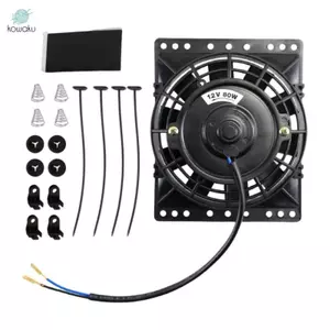 Quạt làm mát tản nhiệt 6 Inch 12V 80W Thay thế trực tiếp công suất cao Ổn định Tiếng ồn thấp Phụ kiện làm mát ô tô cho ô tô và xe tải