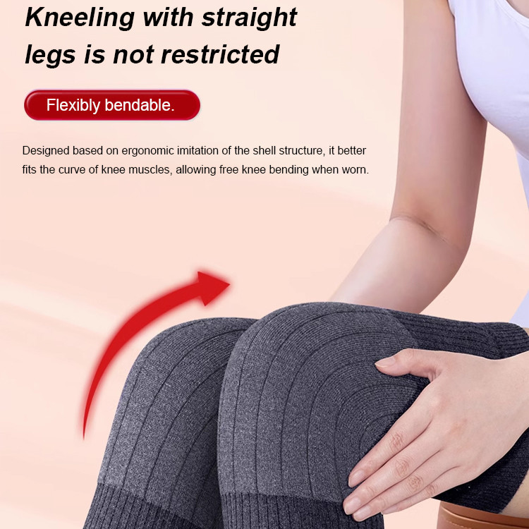 Miếng đệm đầu gối cashmere ấm áp cho mùa thu đông, hỗ trợ giảm đau khớp