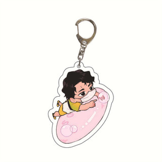 Nhật Bản Anime Móc Khóa Bóng Chuyền Bé Trai Acrylic Hai Mặt Móc Khóa Nam Nữ Ba Lô Mặt Dây Chuyền Quà Tặng