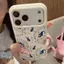 Bút ngắn mèo dễ thương cho iPhone 17Air16promax trường hợp iPhone 15plus mới 14 lỗ lớn 1312