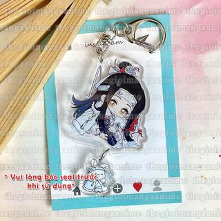 Móc khóa MA ĐẠO TỔ SƯ ver TREO THỎ in hình manhua chibi mica trong acrylic keyring