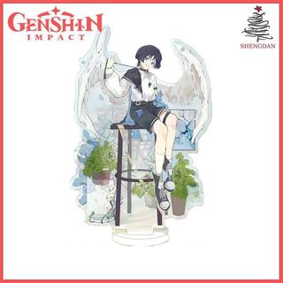Mô hình Standee Creative Artist Anime Genshin Impact Wanderer Xiao Barbatos anime chibi acrylic trưng bày trang trí