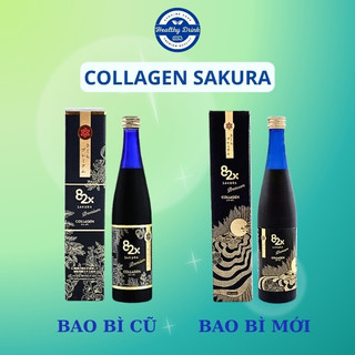 82X Collagen Sakura - Nước Uống Phiên Bản Cao Cấp Ngăn Ngừa Lão Hóa Da, Trẻ Hóa Toàn Diện (500ml/Chai)