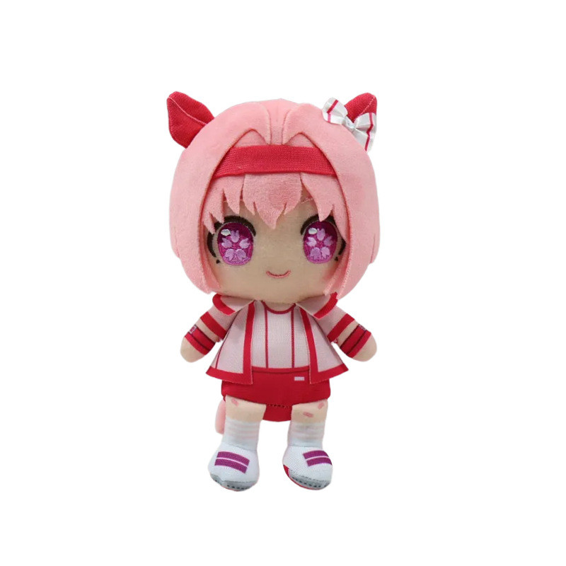 YT4 Uma Musume Pretty Derby Haru Urara Plushie Kawaii Bông Sang Trọng Đồng Hành Búp Bê