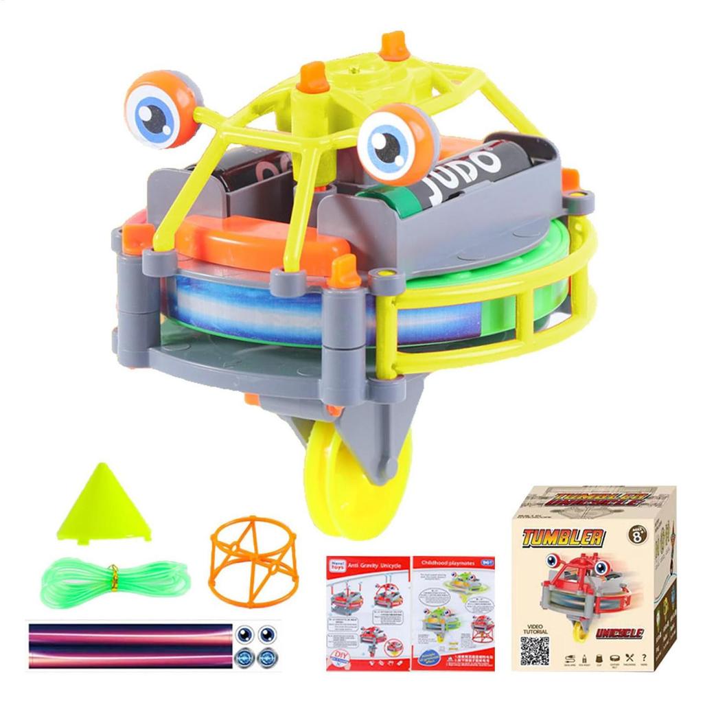 Tightrope Unicycle Toy 2 Modes Gyro Unicycle Toy Gyroscope Toy for Kids Creative Toddler Educational Toys koapavn