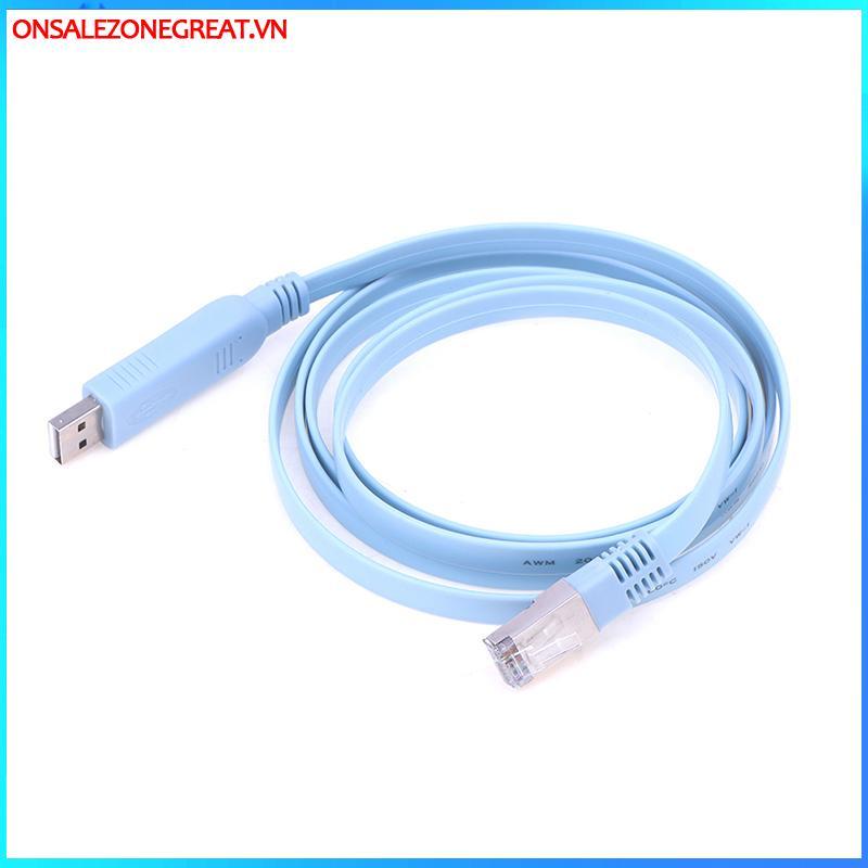 Ons 1.8M USB Sang RJ45 USB Sang RS232 Serial Sang RJ45 CAT5 Console Adapter Dây Cáp Tại