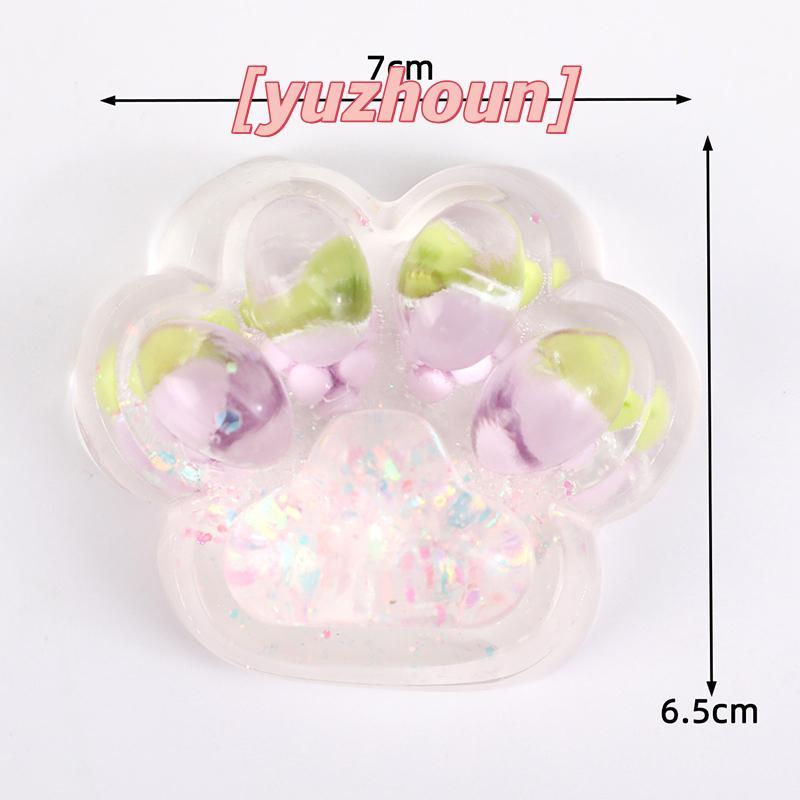 [yuzhoun] 1 Mảnh Móng Vuốt Mèo Mềm Mại Phục Hồi Chậm Giảm Căng Thẳng Bóp Đạo Cụ Bầu Trời Đầy Sao Mèo Lớn Paw Squishy Fidget Đồ Chơi Pinch Giải Nén Quà Tặng