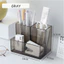 CATIYAHA Giá Để Đồ, Văn Phòng Phẩm Ba Lưới Đựng Bút Acrylic, Vuông Trong Suốt Dung Tích Lớn Kệ Trang Điểm Trường Học