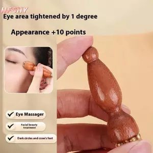 HFSHY Brass Lotus Eye Massage Sti Facial Gua Sha Tool Dụng cụ cầm tay để thư giãn mắt và massage bấm huyệt kinh tuyến VN