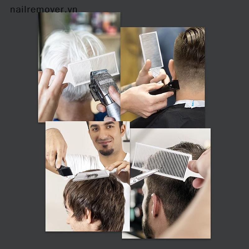 [NR] Lược Phai Màu Chuyên Nghiệp Cắt Tóc Phối Flat Top Lược Cắt Tóc Cho Nam Chịu Nhiệt Phai Màu Dụng Cụ Tạo Kiểu Salon MỚI