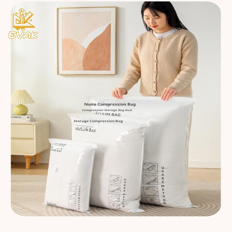 Alittlesetrtu Túi đựng chân không có thể tái sử dụng có máy bơm - Quần áo nén du lịch VN