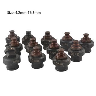 FURNIGO 1 Cái Khuôn đục lỗ thủy lực, Khuôn đục lỗ tròn 4.2-16.5mm, Kim loại MHP-20 cho máy MHP-20