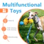 DogLemi Chó Tug Đồ Chơi Dây Nhai Sức Khỏe Nha Khoa Tương Tác Chơi Dải Phản Quang Tất Cả Các Giống