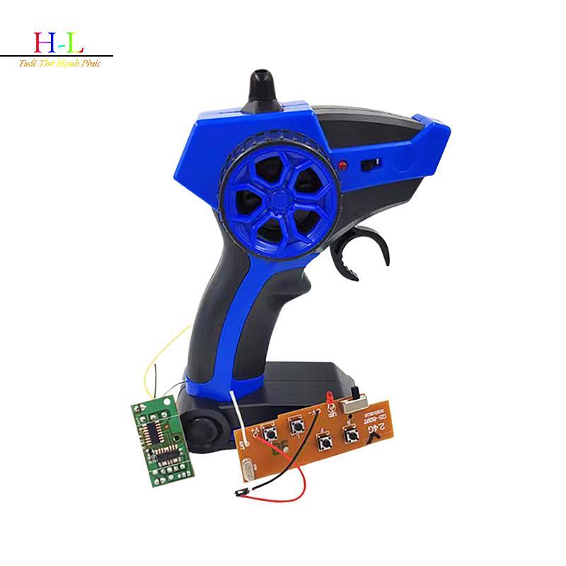 HL 1 Bộ DIY Điều Khiển Từ Xa Thuyền Ô Tô Xe Tăng Điều Khiển Từ Xa Bộ Phát Và Thu Ban 2.4G 4CH Cho Tàu Rc Xe Ô Tô LMWU