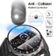 10 Miếng Dán Bảo Vệ Màn Hình Thể Thao Ngoài Trời Cho Amazfit T-Rex 3 Pro | Phim tổng hợp PMMA có màn hình trong suốt pha lê, khung bảo vệ cạnh, chống nước
