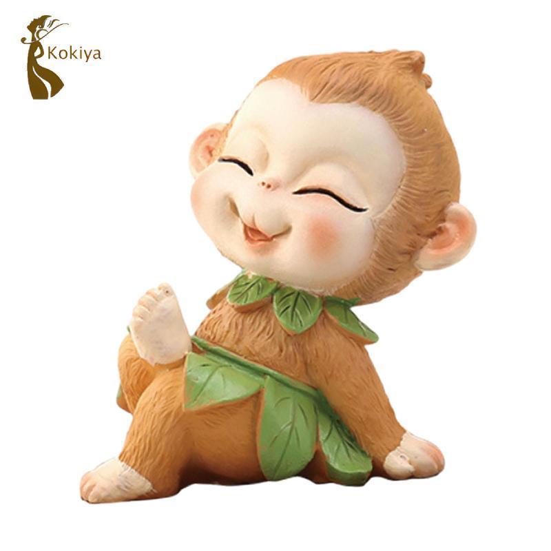 Tượng Khỉ Trang Trí Nhà Tân Gia Thu Nhỏ Nhựa Hình Tượng Tôn Ngộ Không Điêu Khắc Cho Ban Công Trong Nhà Sân Vườn Ngoài Trời Hiên Nhà Bãi Cỏ