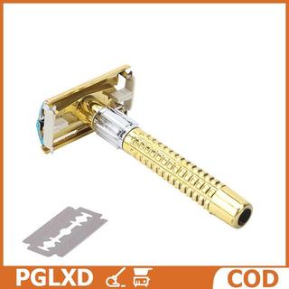 Retro An Toàn Dao Cạo Hộp Xử Lý Dao Cạo Công Cụ Cạo Râu Người Đàn Ông Của Dao Cạo Trên Khuôn Mặt