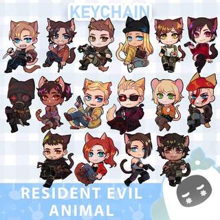 Ganci / Gantungan Kunci Akrilik RESIDENT EVIL ANIMAL - ADA WONG