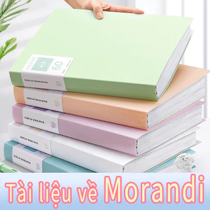 Túi đựng tài liệu màu Morandi được làm từ chất liệu cao cấp, dễ sử dụng và bền bỉ, có dung tích lớn.