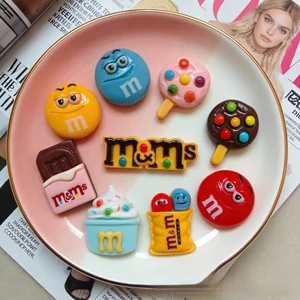 Set Charm Kẹo M&M Sắc Màu Dễ Thương – Charm Gắn Dép Candy Cute