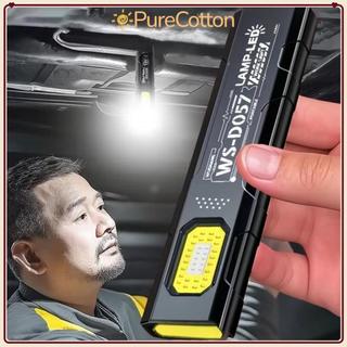 Đèn pin móc khóa LED PURECOTTON0 - Có thể sạc lại qua USB, ánh sáng mạnh mẽ, bề mặt sau có magnet