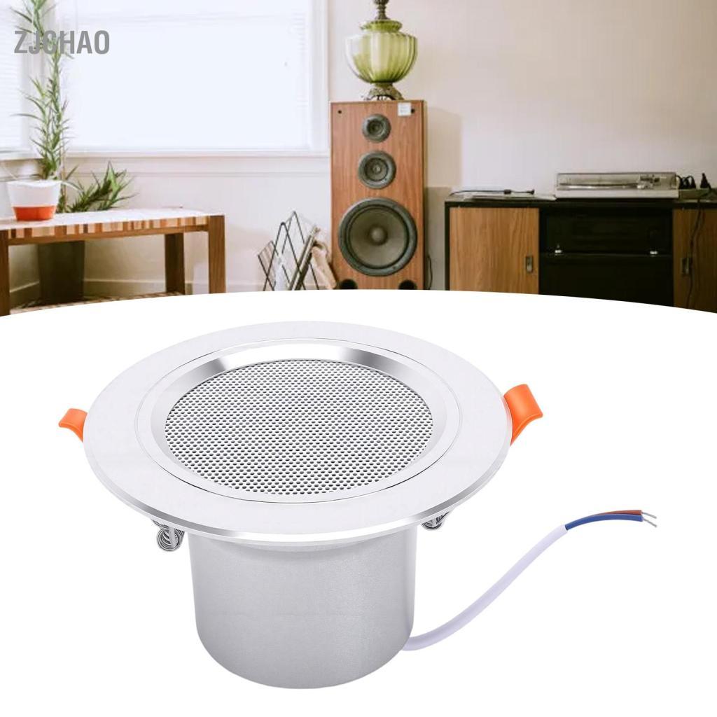 Zjchao Loa trần Jectse 3 inch hình tròn với thiết kế lò xo để phát nhạc nền thương mại tại nhà