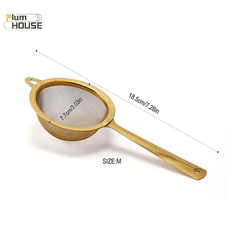 PlumHOUSE Mới Thép Không Gỉ Matcha Sifter Lưới Rất Mịn Chống Rỉ Trà Lọc Dễ Dàng Vệ Sinh Thực Phẩm Nhỏ Sifters Cho Nhà Bếp VN