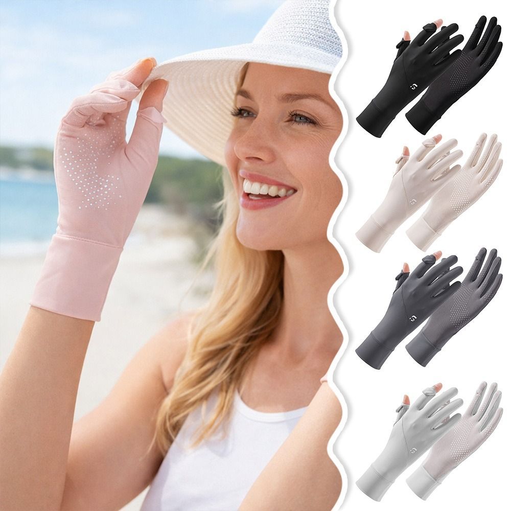 Găng tay lái xe và xe đạp FEDAOG - Chống nắng, bảo vệ khỏi tia UV, tương thích với màn hình cảm ứng, thoáng khí và chống trượt, dành cho nữ