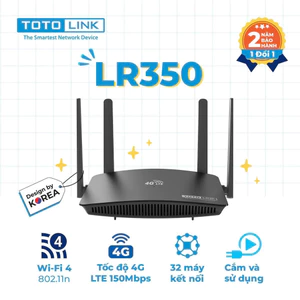 Bộ phát WiFi di động 4G LTE Totolink LR350 | M3L