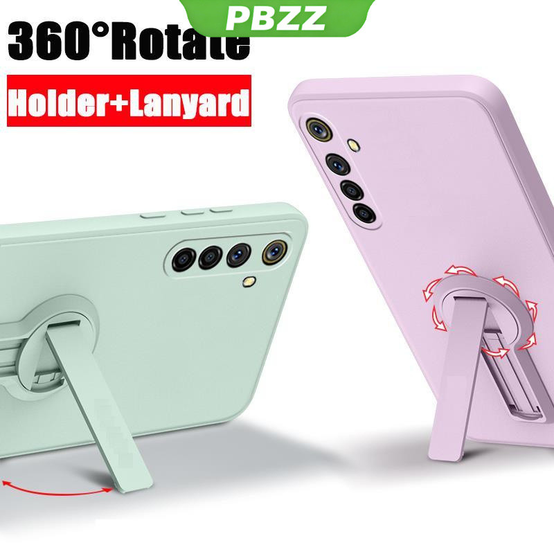 ốp lưng Ốp điện thoại realme 6 Pro realme 6 Ốp mềm Ốp chống sốc mịn bảo vệ silicon lỏng thiết kế mới 360 ° với giá đỡ ytxzzj01 đẹp viền vuông cute