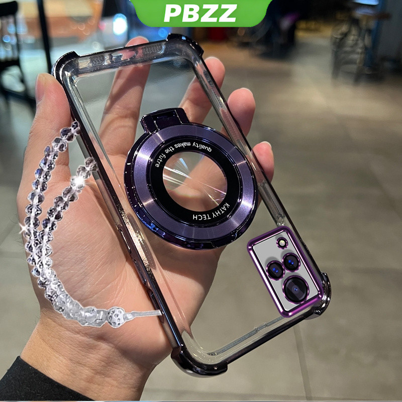Ốp lưng cho điện thoại VIVO v20 pro v21 v23 v23e 5g, ốp mềm silicone chống sốc, thiết kế mới, thẩm mỹ trong suốt với giá đỡ dây đeo dễ thương SJSLWXZJ01