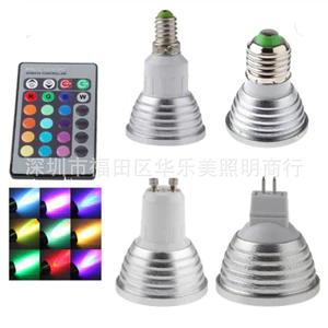 Nhiều Màu Sắc Sẵn Sàng Đèn Tự Động Đổi Màu Cốc Đèn RGB Light Cup Điều Khiển Từ Xa LED Nhiều Màu Sắc Bầu Không Khí Đèn LED Bóng Đèn Rgb Bóng Đèn26031610