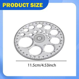 Jfory Bản mẫu tròn, Thước đo tròn 360 độ, Đa chức năng chuyên nghiệp