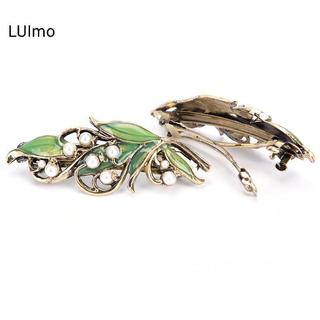 LUImo Thời Trang Gril Vintage Trang Sức Kim Loại Nhánh Kẹp Tóc Cho Nữ Cưới Kẹp Tóc SBS