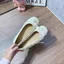 Giày bệt búp bê nữ đính nơ mũi đính lấp lánh bligblig sang trọng [Mã Mới]