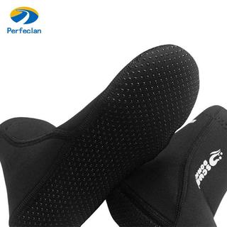 Perfeclan 1 Cặp Neoprene Tất Lặn Biển Booties Giày Bơi Nhiệt Co Giãn Chống Trượt Chân Trần Nhanh Chất Liệu Khô Thích Hợp Cho Lặn Lặn Lướt Sóng Kayak Sai