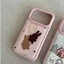 Anime Dễ Thương Happy Miffy Thỏ Da Ốp Lưng Điện Thoại iPhone 17 16 15 14 13 12 11 Pro Max X Xr Xs Max 7 8 Plus