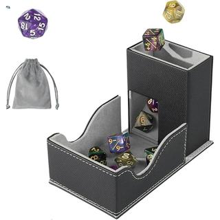 Khay đựng đồ có thể gập lại bằng da PU dành cho trò chơi bảng RPG DND với thiết kế cán mượt mà